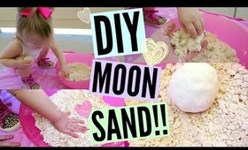 DIY MOON SAND!! Only 2 Ingredients!!