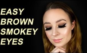 Basic Brown Smokey Eye // Mostly Drugstore Makeup