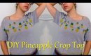 DIY Pineapple Crop Top