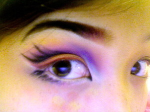 I was playing with makeup, turned out to look animeish 
