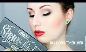 KAT VON D SHADE LIGHT EYE - DAY 1: COOL TONED LINER | 1 PALETTE FOR A WEEK