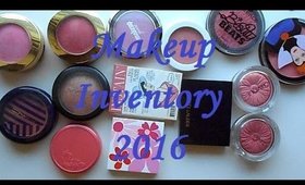 Makeup Inventory 2016