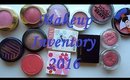 Makeup Inventory 2016