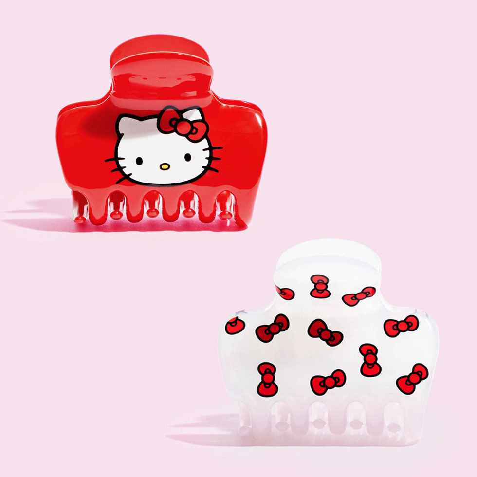 Hello Kitty x Kitsch Recycled Plastic Puffy Claw Clip