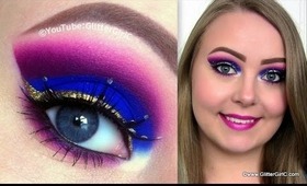 Arabic, Purple Cut Crease Makeup Tutorial using Sugarpill Cosmetics