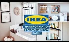 IKEA Transformation & HOME ORGANIZATION : Bathroom MAKEOVER