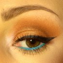 Orange and Blue Eye Using Urban Decay Vice LTD and Kat Von D Ladybird palettes