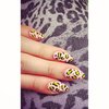 WAH inspired leopard nails. 