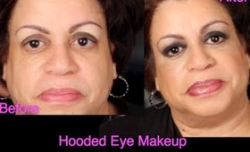 Hooded Eye makeup Super quick Tutorial (Easy)