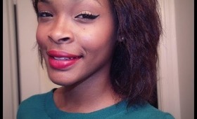 Neutral Eyes &  Bold Lips**