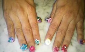 Nail Art "Party Piñata" 3D by BellaGemaNails