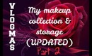 Vlogmas My Makeup collection and storage (UPDATED) Part 2
