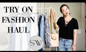 spring fashion haul and try on 2016