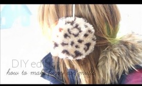 DIY Furry Ear Muffs ♥