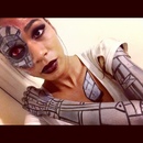 Halloween cyborg girl 
