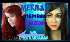 Mermaid Inspired Collab feat. th3littlem3rmaid (NoBlandMakeup)