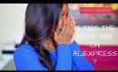 Aliexpress glueless full lace wig review| top feeling hair | cheap , affordable hair | Sarita Robert
