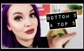 Makeup Brands That Excite Me! | Top 5 & Bottom 5!!!