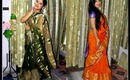 Desi me: How to style sarees./ OOTD ethnic wear saree.