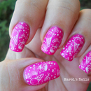 My Very Sweet Mani With Q1 Dupe Plate & XL Stamper