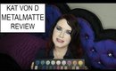 Kat Von D MetalMatte Review - Best Eyeshadow Palette for Hooded Eyes