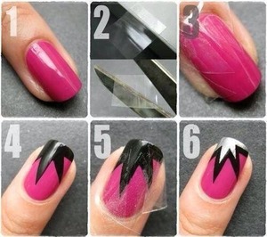 Guide to cool nail art in 6 steps! Xx
