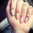 Spring color nails