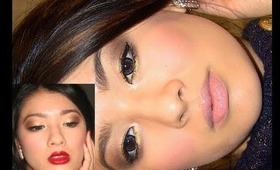 New Years Golden Elegance to Glam Makeup