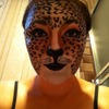 leopard halloween makeup