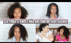 TRASFORMEI UMA ADOLESCENTE QUE NÃO GOSTAVA DO SEU VOLUME E SÓ USAVA O CABELO PRESO! #DudaTransforma