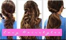 ★4 EASY Lazy HAIRSTYLES for FALL | EVERYDAY HairStyle for Medium + LONG HAIR