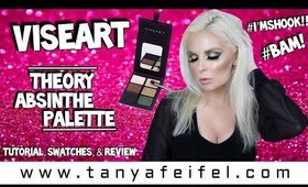 Viseart Theory Absinthe Palette #I’mShook!! #Bam! | Tutorial, Swatches, & Review | Tanya Feifel