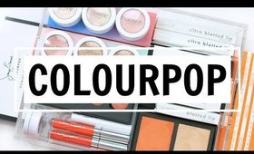 COLOURPOP HAUL SUMMER 2017! NEW Ultra Blotted Lips, Pressed Eyeshadows, and more