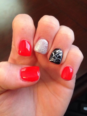 Got my nails done ready for Halloween:)!! 