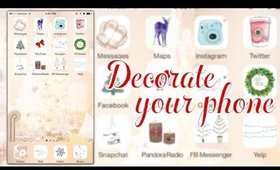 Decorate your phone: Christmas Edition (iPhone 6) | Charmaine Dulak