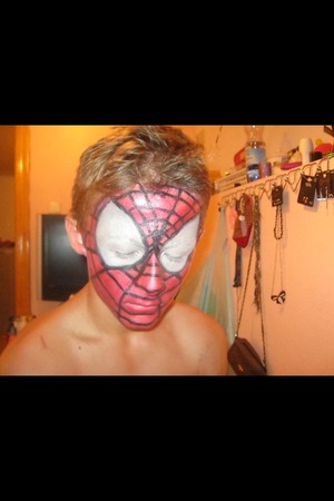 Spiderman makeup by moi