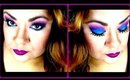 Morphe 35B Blue & Purple GRWM