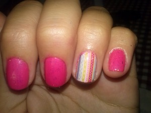 
beatiful pink nails