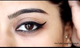 How To: Perfect Winged Eyeliner Quickly | (Easiest NEW Technique!)