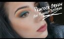 Peacock Green Eyeshadow Tutorial | QuinnFace