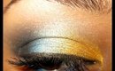 Gold and Blue Look Using the 120 Palette