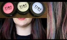 Hair Chalking Tutorial (TINT Hair Chalk Demo) | OliviaMakeupChannel