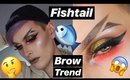 FISHTAIL BROW TREND TUTORIAL | WILL DOUGHTY