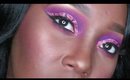 pink cut crease makeup tutorial