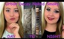 DAY to NIGHT Makeup Tutorial - Urban Decay Naked Smoky palette + GIVEAWAY