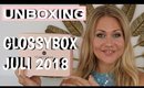 UNBOXING GLOSSYBOX JULI 2018 | Wert fast 60 Euro! 😍