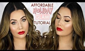 AFFORDABLE HOLIDAY GLAM MAKEUP TUTORIAL
