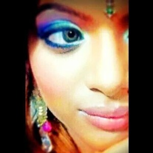 green blue purple eye makeup