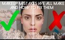 Makeup mistakes to avoid and how to fix them