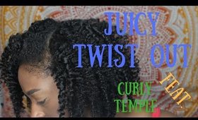 Juicy Twist Out (feat. Curly Temple) l TotalDivaRea
